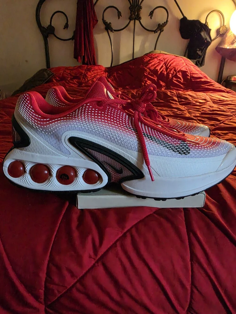 Nike FIRE! NWOB! Air Max DN SE in University Red/White. Sz 13